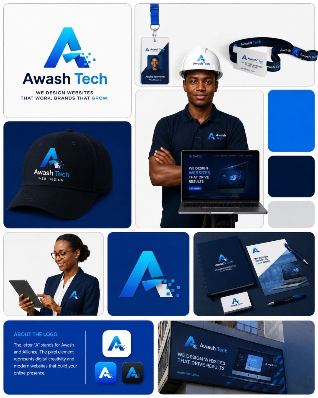 Awash Tech team working in Addis Ababa